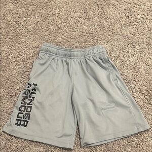 Under Armour Light Gray Athletic Shorts